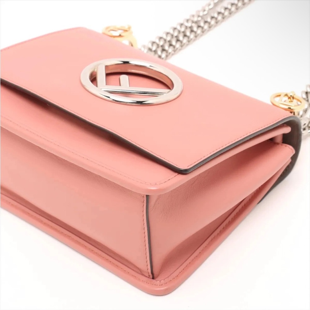 🎀FENDI🎀 PINK Kan Crossbody Multi metal tone hardware mini bag - Picture 3 of 5